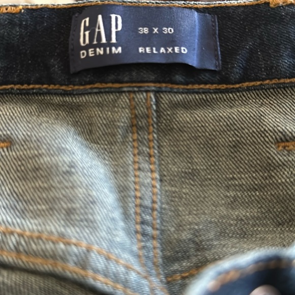 GAP Factory Men’s Relaxed Jeans 38x30 - Picture 3 of 5